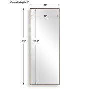 Uttermost 08244 Patterson Bronze Dressing Mirror