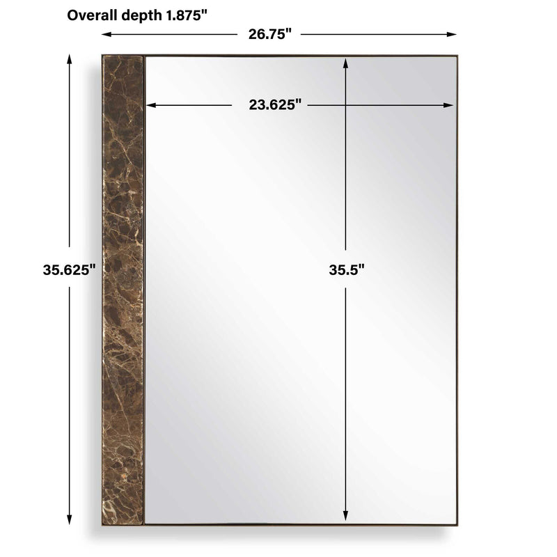 Uttermost 08245 Hanover Marble Mirror