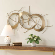 Uttermost 04385 Motivate Gold Wall Art