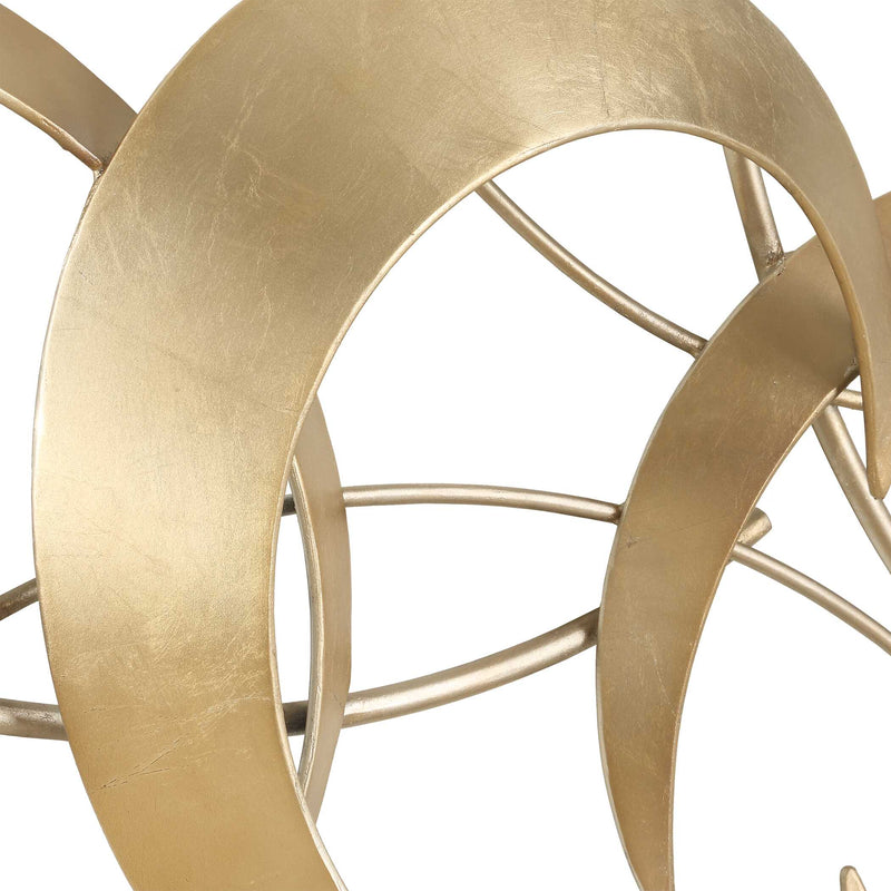 Uttermost 04385 Motivate Gold Wall Art