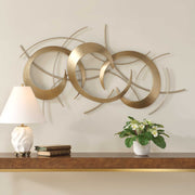 Uttermost 04385 Motivate Gold Wall Art