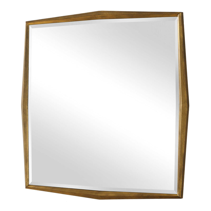 Uttermost 08258 On Point Square Gold Mirror