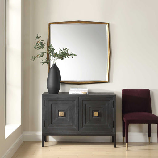 Uttermost 08258 On Point Square Gold Mirror