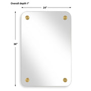 Uttermost 08265 Hamrick Frameless Mirror