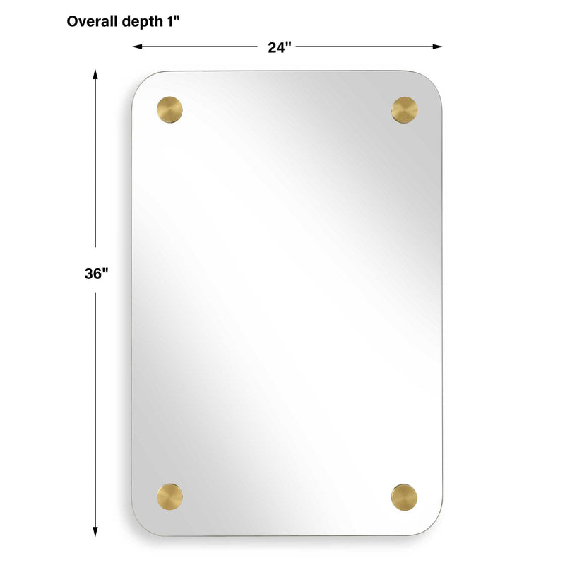 Uttermost 08265 Hamrick Frameless Mirror