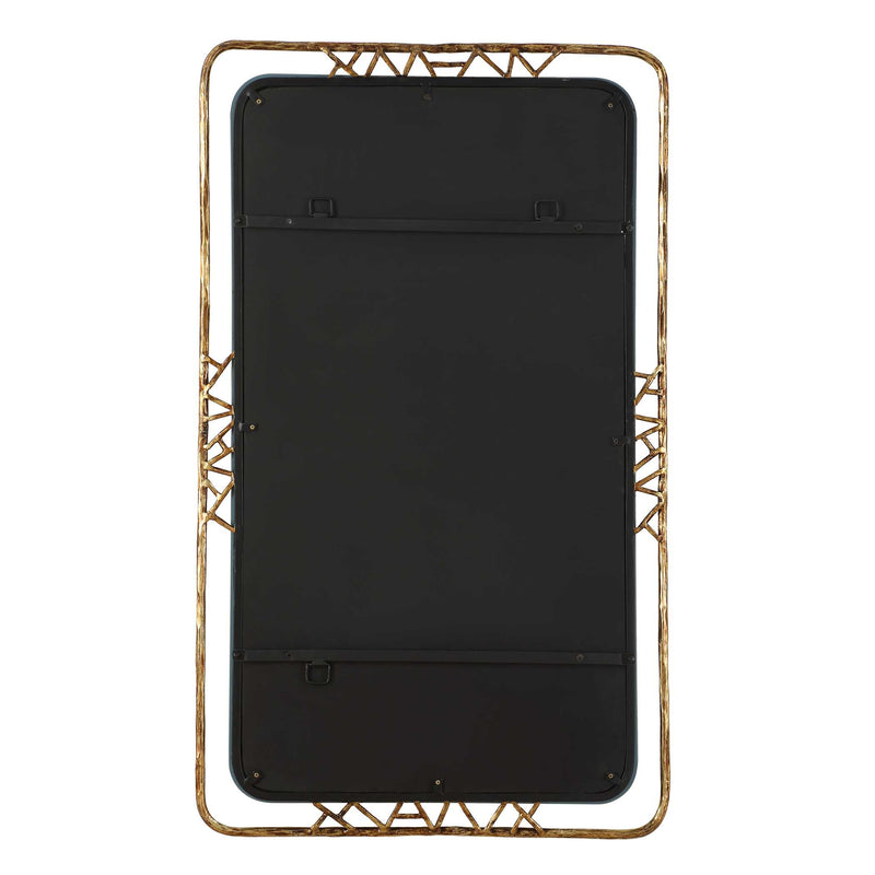 Uttermost 08268 Tahoma Antiqued Gold Mirror