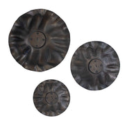 Uttermost 04390 Peonia Outdoor Bronze Wall Art Set/3