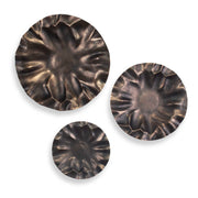 Uttermost 04390 Peonia Outdoor Bronze Wall Art Set/3