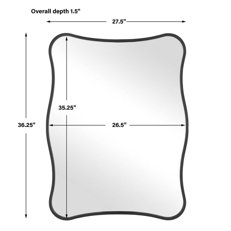 Uttermost 8279 Pavia Black Vanity Mirror