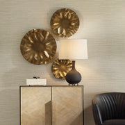 Uttermost 04391 Peonia Outdoor Gold Wall Art Set/3