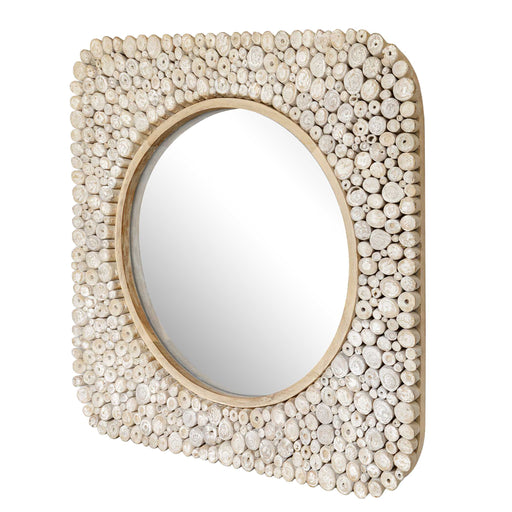 Uttermost 8299 Merak Teak Mosaic Mirror