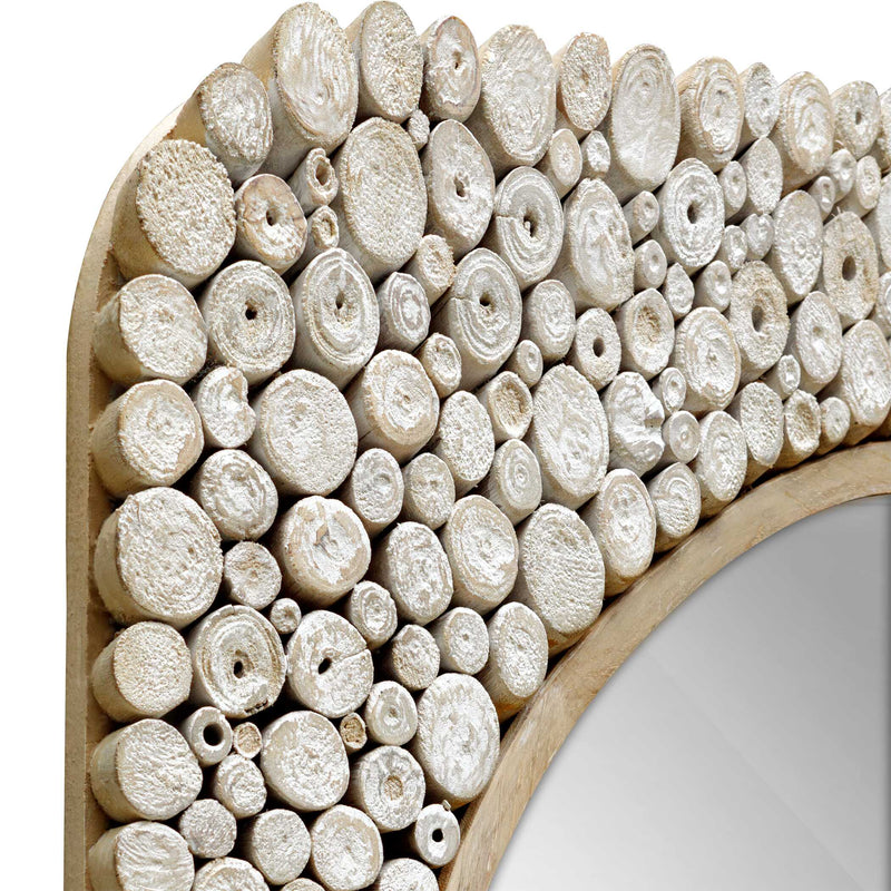 Uttermost 8299 Merak Teak Mosaic Mirror