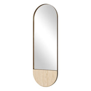 Uttermost 8293 Russo Travertine Tall Oval Mirror
