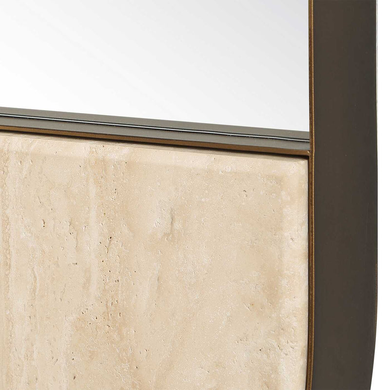 Uttermost 8293 Russo Travertine Tall Oval Mirror