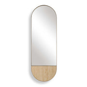 Uttermost 8293 Russo Travertine Tall Oval Mirror