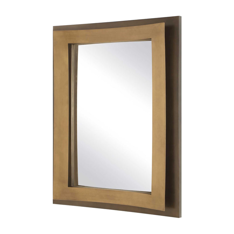 Uttermost 8295 Around The Bend Golden Bronze Mirror