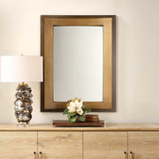 Uttermost 8295 Around The Bend Golden Bronze Mirror