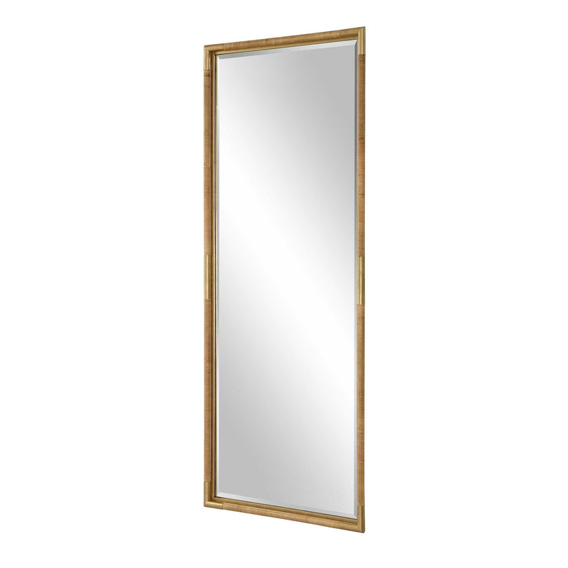 Uttermost 8296 Kampar Full Length Rattan Tall Mirror