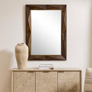 Uttermost 8285 Diamond In The Rough Wood Mirror
