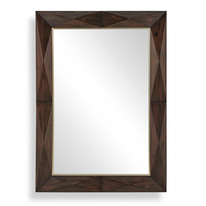 Uttermost 8285 Diamond In The Rough Wood Mirror