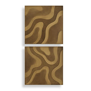 Uttermost 3502 Golden Terrain Wooden Wall Decor Set/2