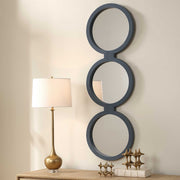 Uttermost 8323 Going In Circles Blue Gray Mirror