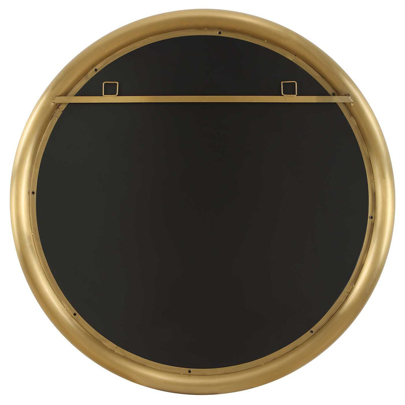 Uttermost 8335 Atkinson Modern Brass Round Mirror