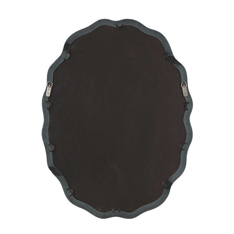 Uttermost 8328 Isly Robin's Egg Blue Oval Mirror