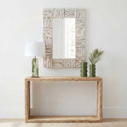 Uttermost Lathey Teak Mirror