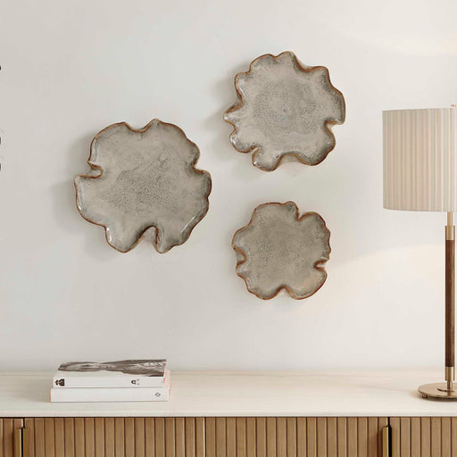 Uttermost Selene Gray Wall Decor S/3