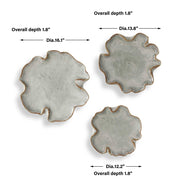 Uttermost Selene Gray Wall Decor S/3