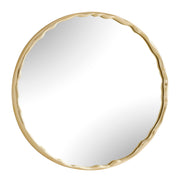 Uttermost Crinkle Round Mirror