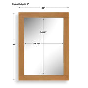 Uttermost Bishop Gunstock Oak Mirror