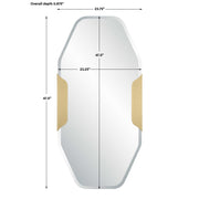 Uttermost Makari Antique Brass Mirror