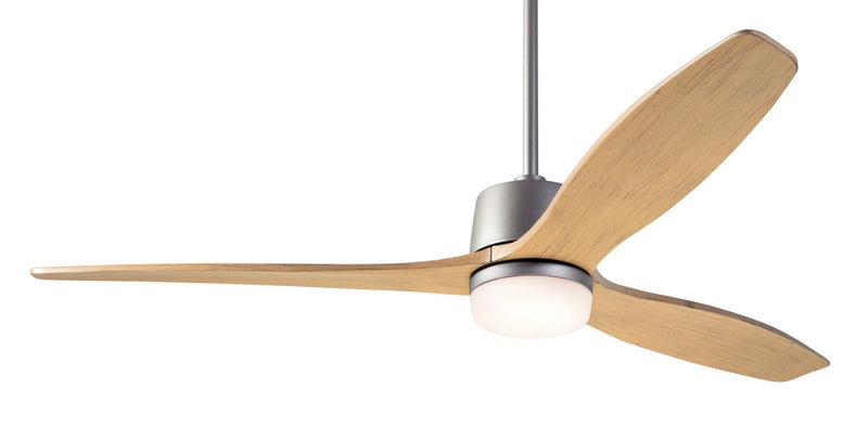 Modern Fan Company Arbor DC LED 54" Graphite Ceiling Fan with Maple Blades and Remote - ALCOVE LIGHTING