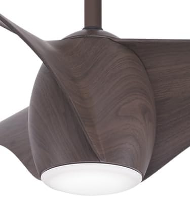 Minka Aire Airewave F839L-DM 65-Inch LED Modern Ceiling Fan in Dark Maple with Remote