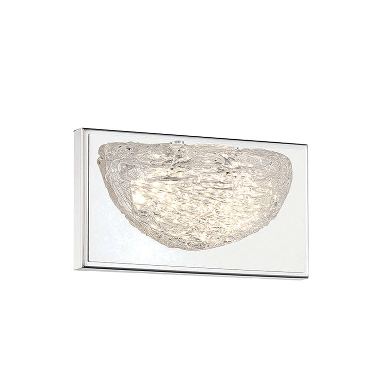George Kovacs P5441-077-L Modern Ice 1 Light LED Bath Light -Chrome