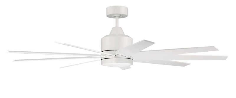 Craftmade CHP60MWW9 Champion Outdoor LED Ceiling Fan -Matte White