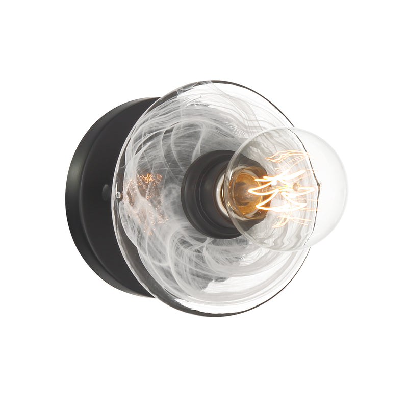 George Kovacs P5610-66A Vapors 1 Light Bath Light -Coal - ALCOVE LIGHTING