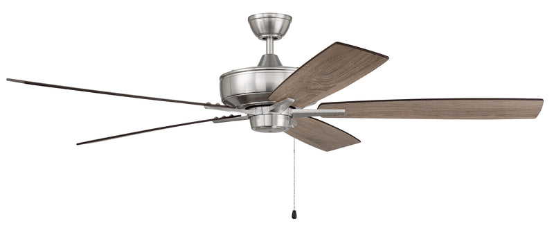 Craftmade S60BNK5-60DWGWN Super Pro 60 Ceiling Fan -Brushed Polished Nickel