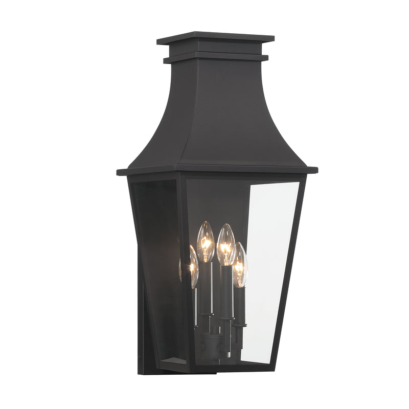 Minka Lavery Great Outdoors Gloucester 4 Light Outdoor Wall Mount-Sand Coal