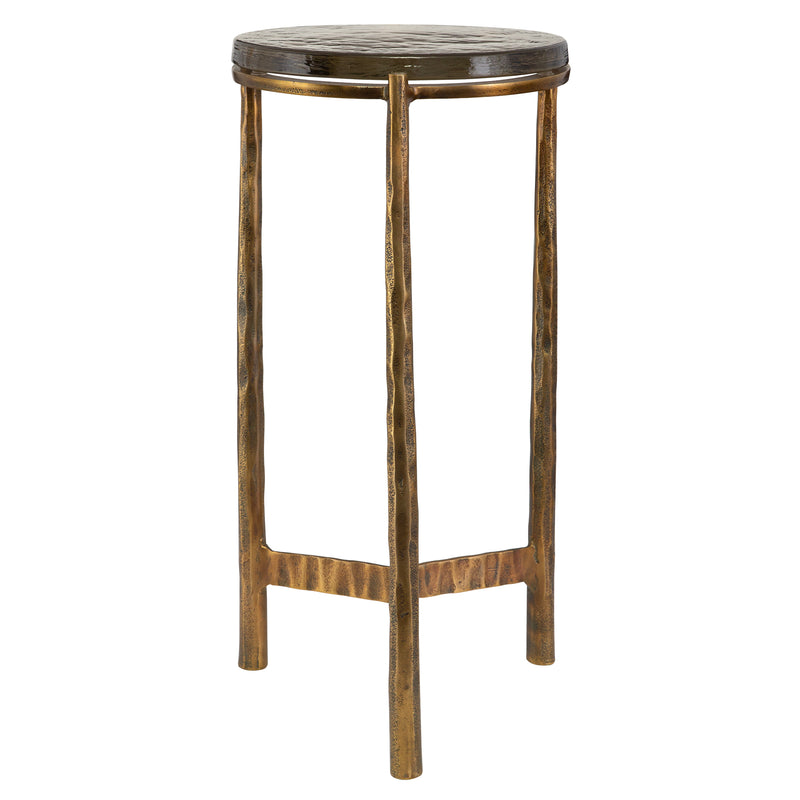 Uttermost Eternity Brass Accent Table
