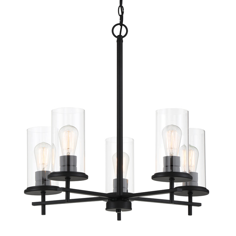 Minka Lavery Haisley 5 Light Chandelier-Coal