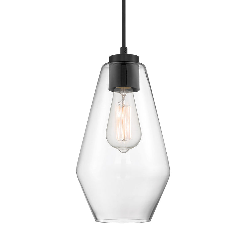 Minka Lavery Clarity 1 Light Pendant-Coal