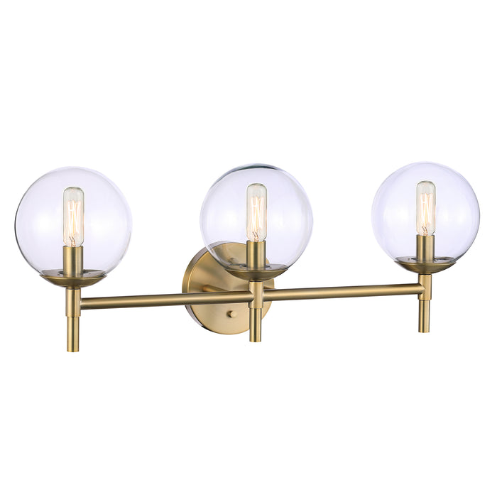 Minka Lavery Auresa 3 Light Bathroom Vanity Light-Soft Brass