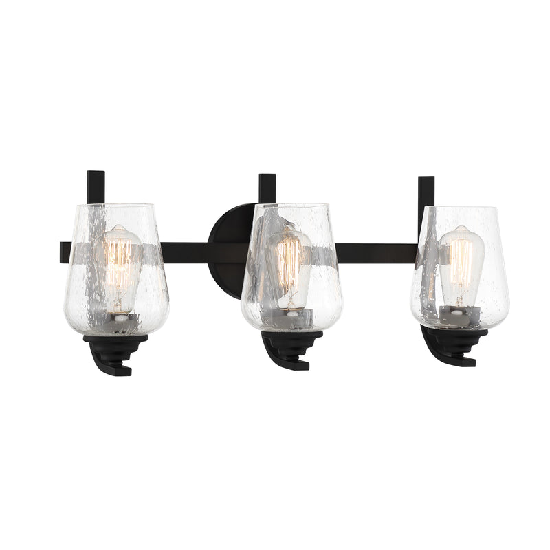 Minka Lavery Shyloh 3 Light Bathroom Vanity Light-Coal