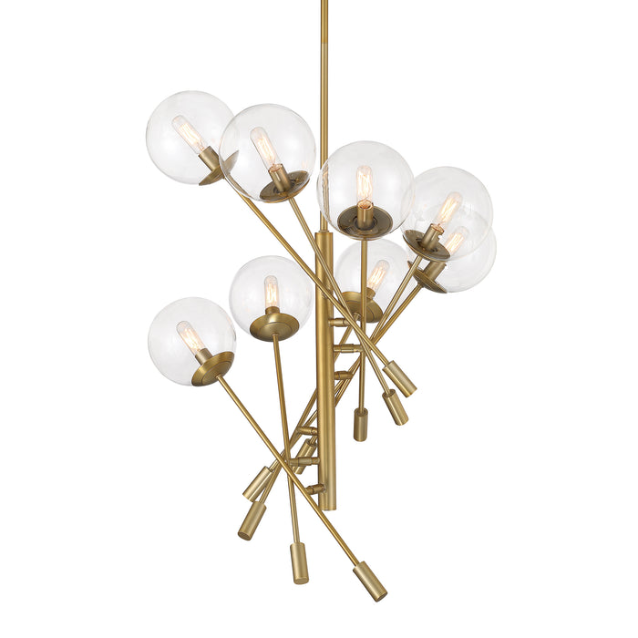 Minka Lavery Auresa 8 Light Pendant-Soft Brass