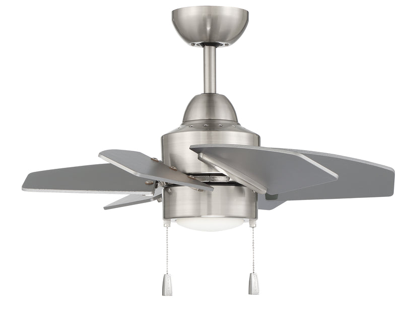 Craftmade PPT24BNK6 Propel II LED Ceiling Fan -Brushed Polished Nickel