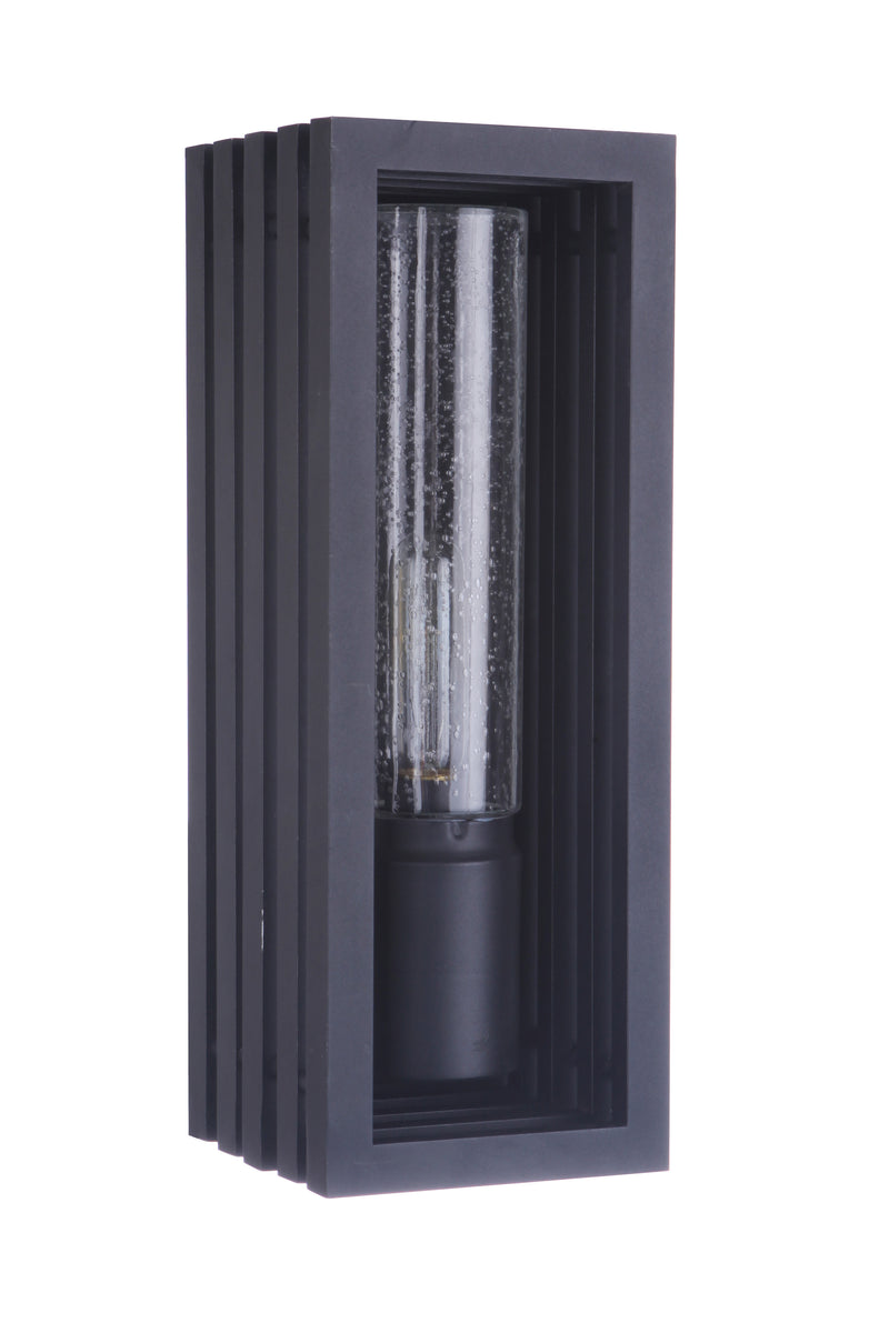 Craftmade ZA2810-TB Carmel 1 Light Medium Outdoor Wall Lantern -Textured Black - ALCOVE LIGHTING
