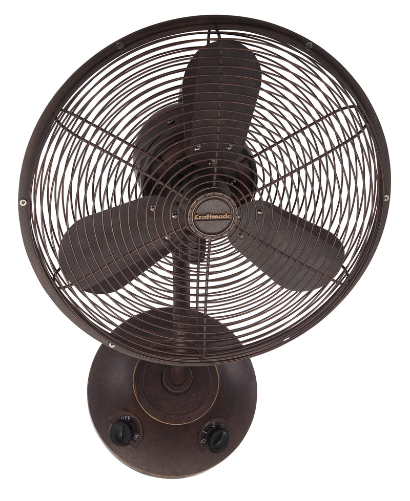 Craftmade BW116AG3 Bellows I Outdoor Wall Mount Fan -Aged Bronze Textured
